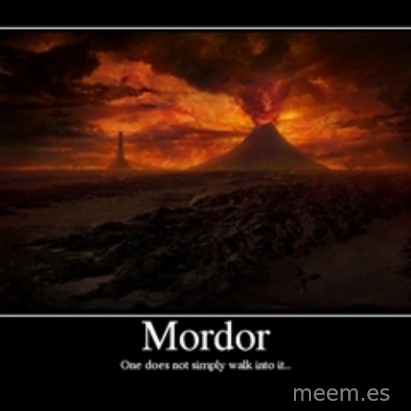 Lord Of The Rings Boromir One Does Not Simply Mordor meme template