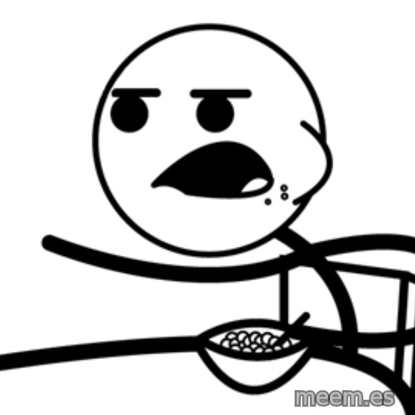Cereal Guy meme template