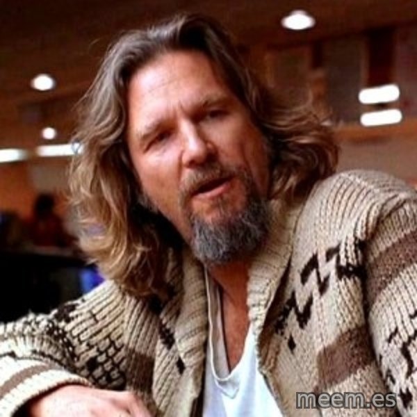 Big Lebowski meme template