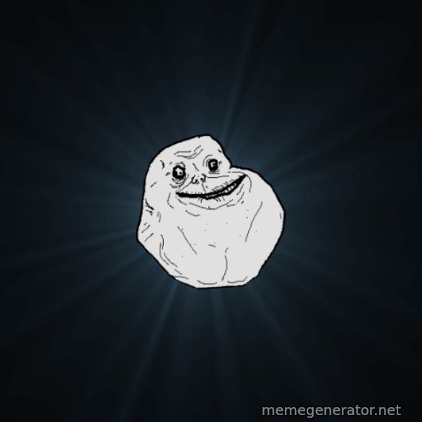 Forever Alone meme template