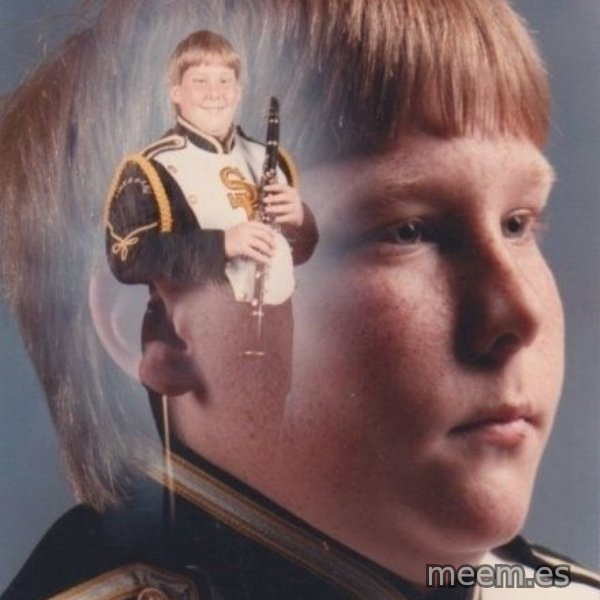 PTSD Clarinet Boy meme template