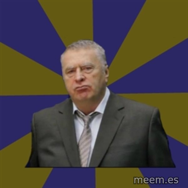 Vladimir Zhirinovsky meme template