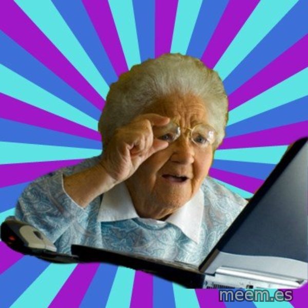 old lady meme template