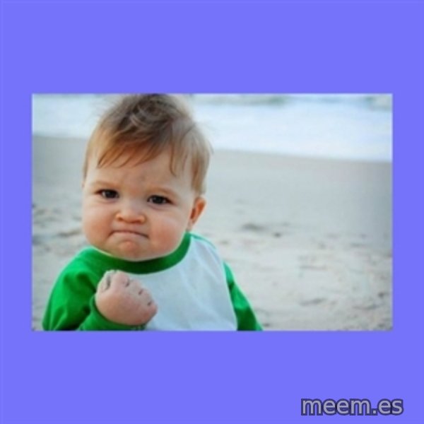 Baby fist meme template