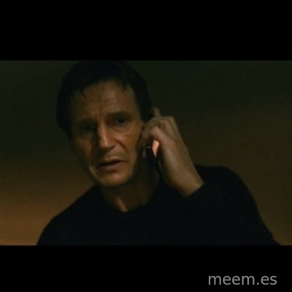 liam neeson taken meme template