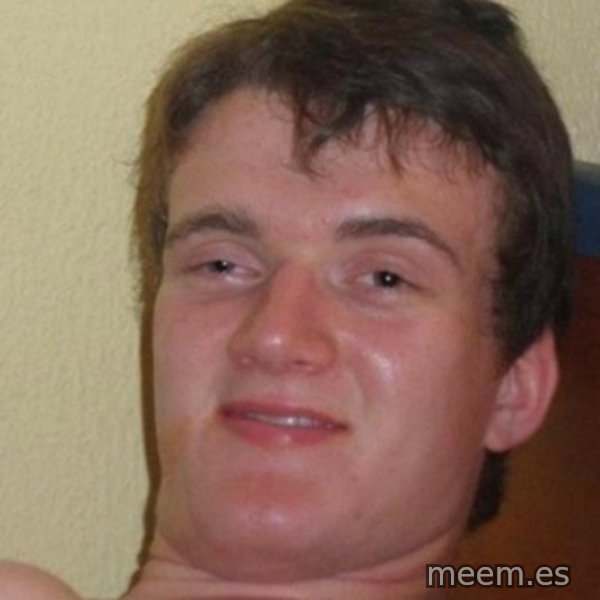 really high guy meme template