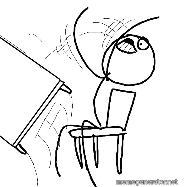 Desk Flip Rage Guy meme template