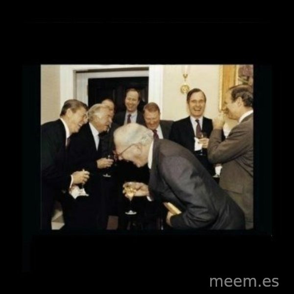 Rich Men Laughing meme template