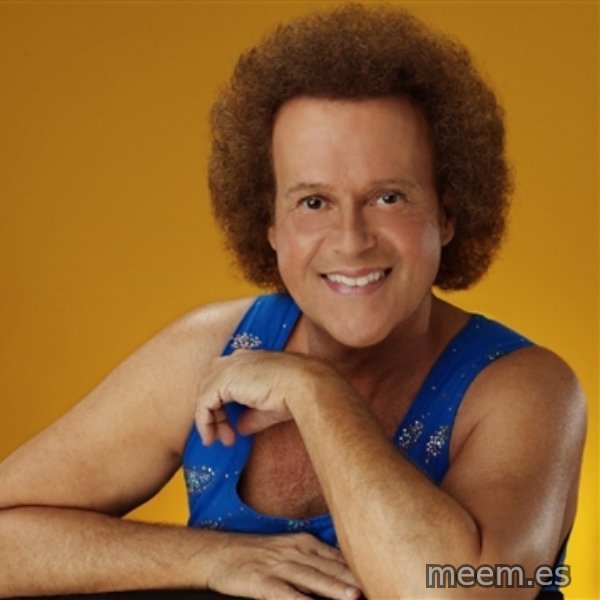 Gay Richard Simmons meme template