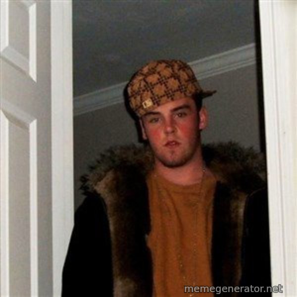 Scumbag Steve meme template