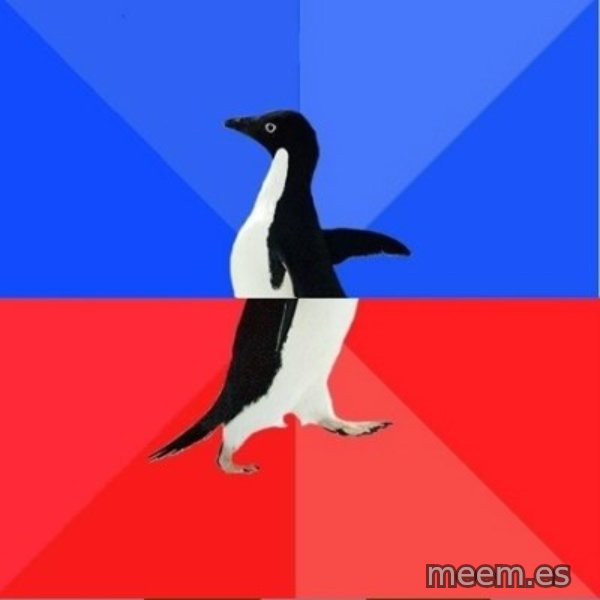 Socially Awkward to Awesome Penguin meme template
