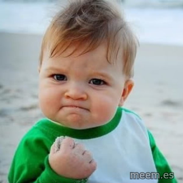 fist pump baby meme template