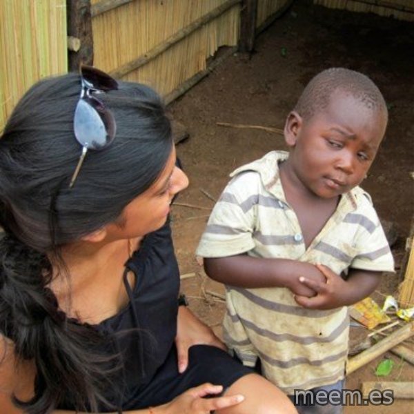 skeptical black kid meme template