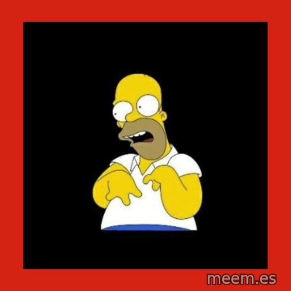 Homer retard meme template