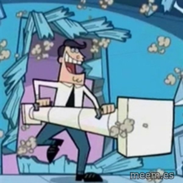 TimmyS Dad Battering Ram meme template