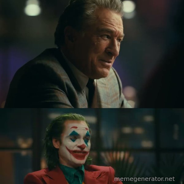 Joker and Murray: Masterpiece meme template