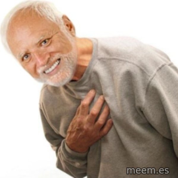 Harold, Hand on Heart meme template