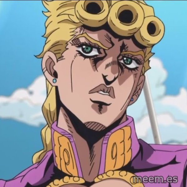 I, Giorno Giovanna, Have a Dream meme template